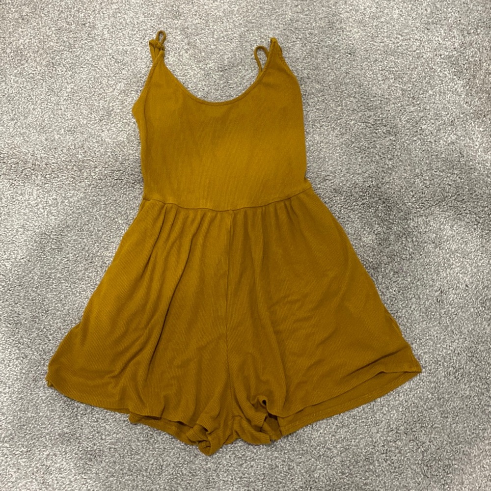 Mustard yellow romper